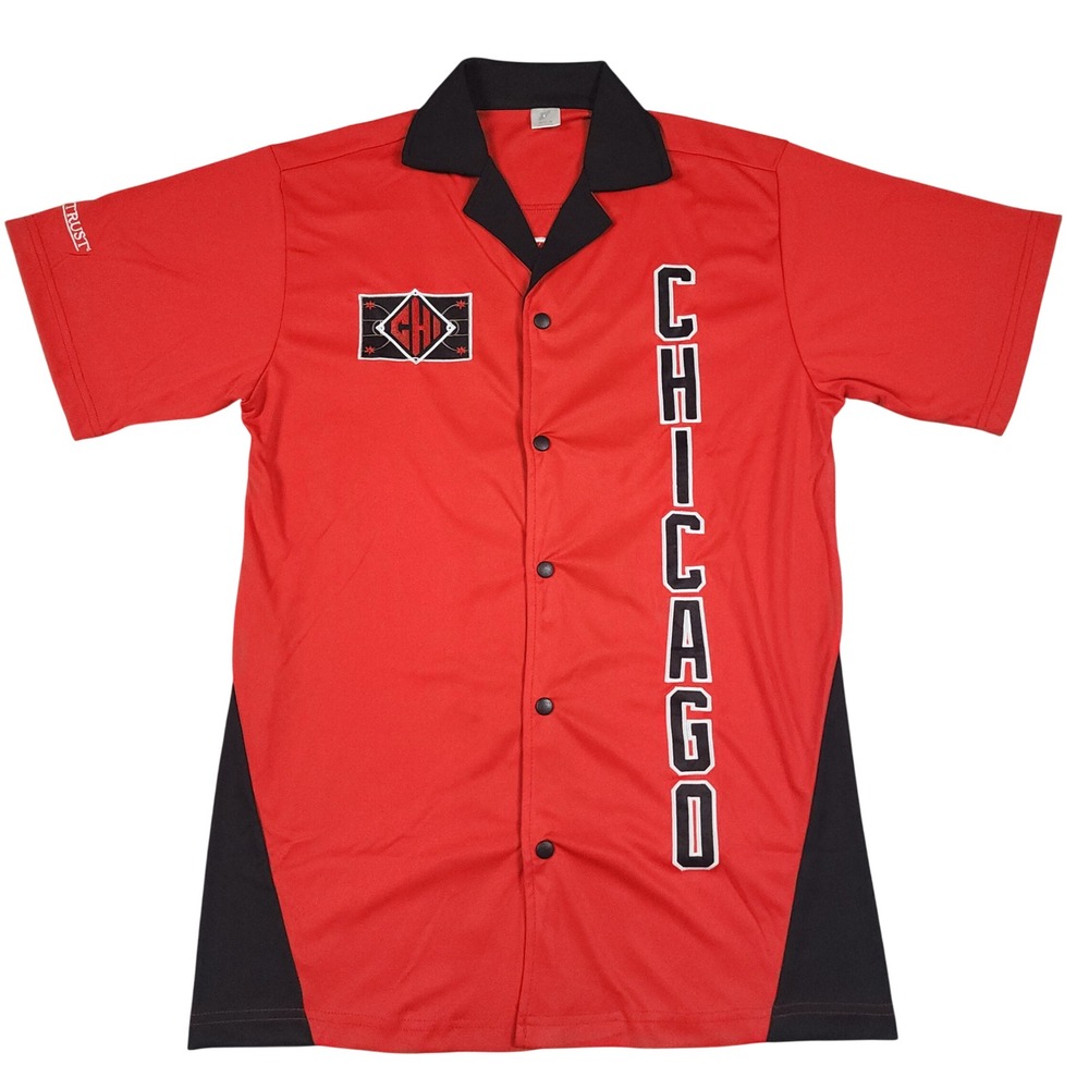 Chicago White Sox City Connect Warmup Mens M Red Wintrust SGA MLB